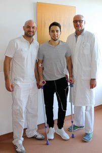 Dr. med. Alexander Zimmerer, Tomás Ruiz und Dr. med. Wolfgang Miehlke