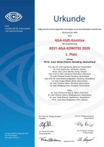 Best AGA Komitee 2020 - "Hüfte"