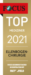 FOCUS TOP MEDIZINER 2021 - Ellenbogenchirurgie