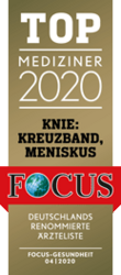 Focus Auszeichnung 2020 Top Mediziner Knie: Kreuzband und Meniskus